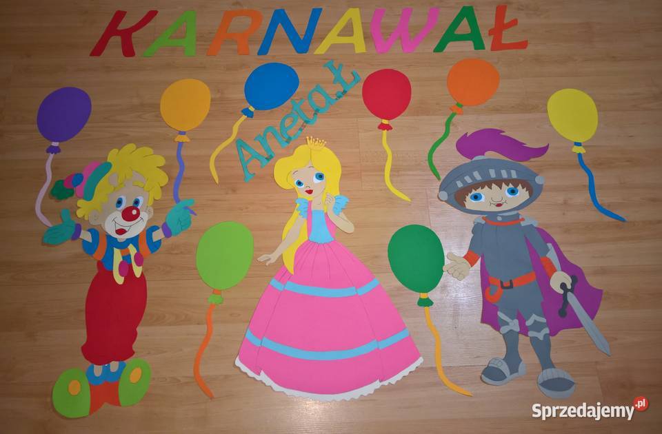 Dekoracje na Dzień Karnawał z brystolu 504 102 Garwolin