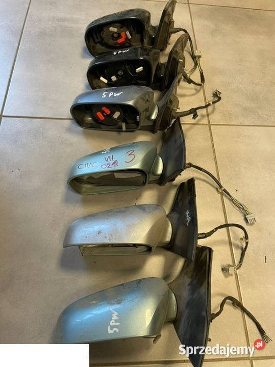 Honda Civic VII lusterko lewe prawe 5 pin Części Kozubszczyzna