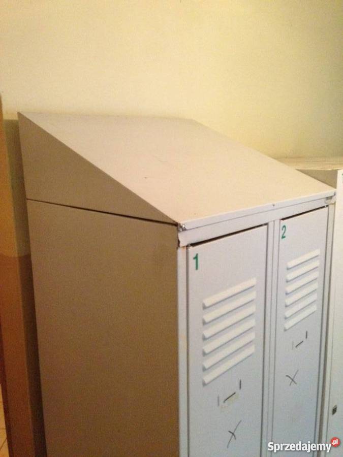 Szafki pracownicze z daszkiem Szafy, regały, półki mazowieckie Warszawa