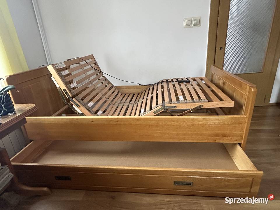 Łóżka z litego drzewa dębowego 2 sztuki 211cm śląskie Będzin