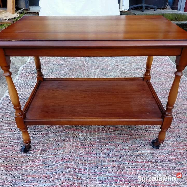 Barek Stylowy Drewniany Na kółkach Stylowe Meble