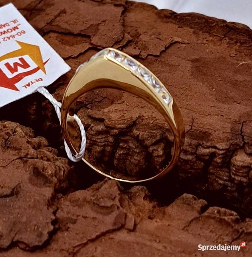 Pierścionek r14 Złoty pr585 Glamour Z721 Pierścionki Poznań