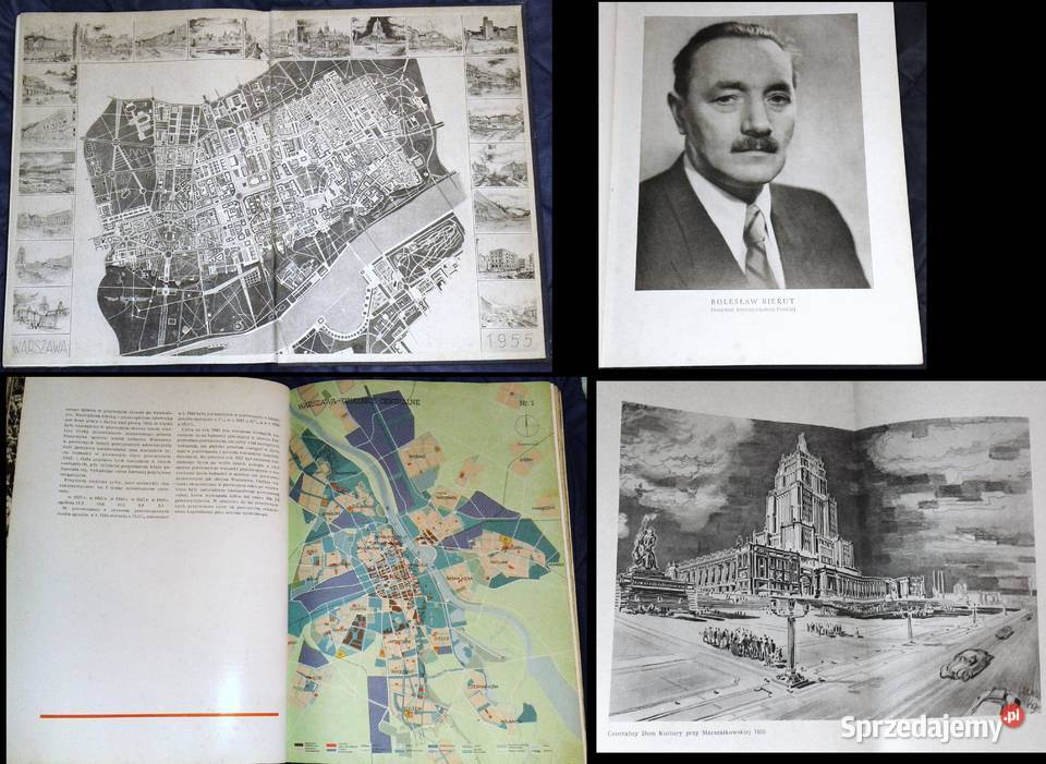6Letni Plan Odbudowy Warszawy wyd 1950r Bolesław Rok wydania 1950 Chełm