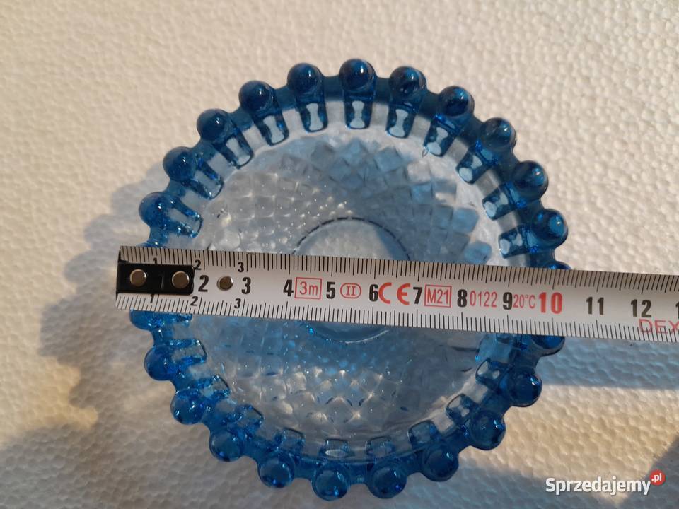 Stara niebieska miseczka HSG Ząbkowice PRL retro Dąbrowa Górnicza