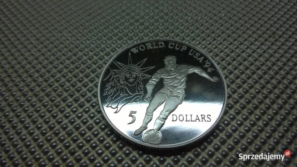 moneta Niue 5 dolarów 1991 Mundial USA 1994 Warszawa