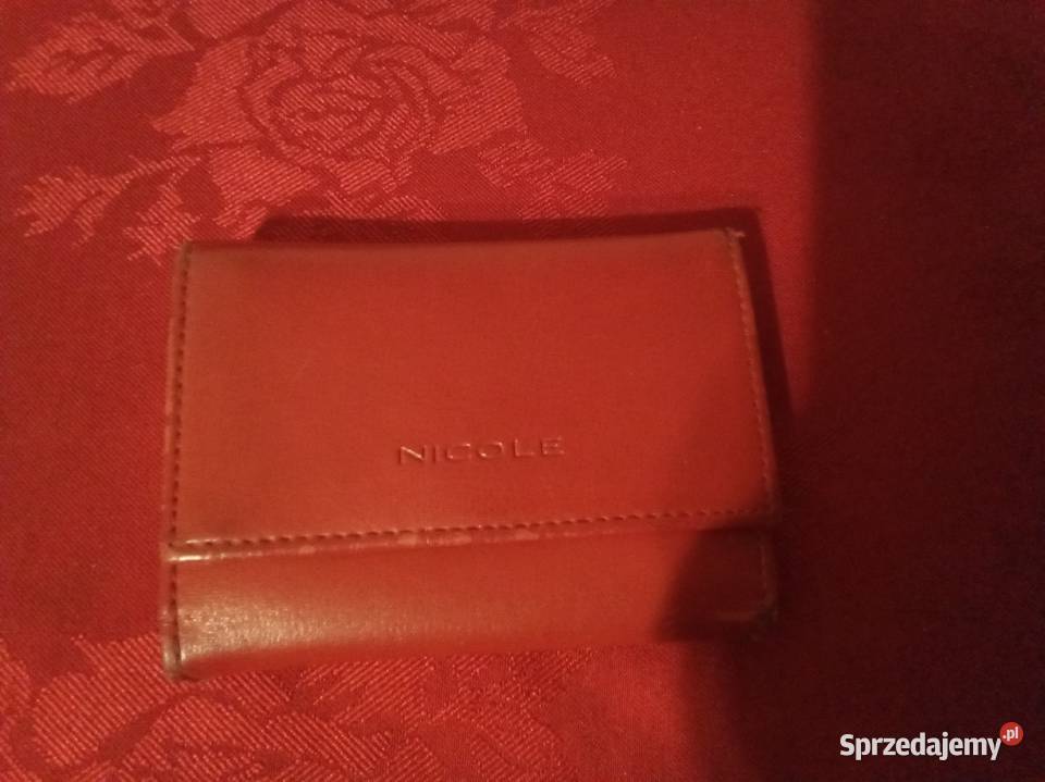 Mały portfel czerwony Nicole Warszawa sprzedam