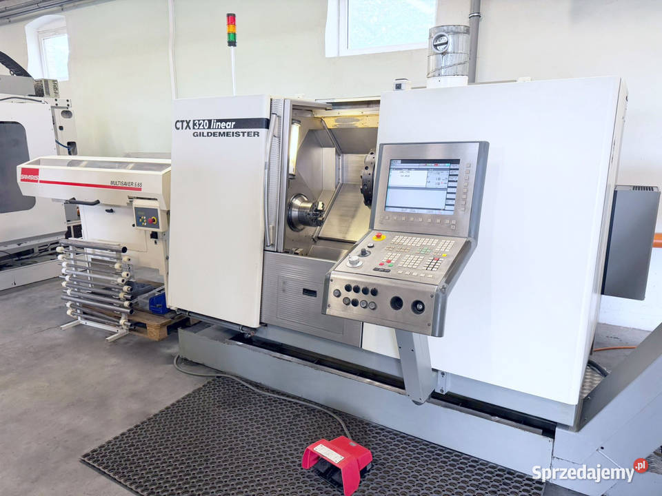 Kompletna tokarka CNC DMG GILDEMEISTER CTX 320 Zabór