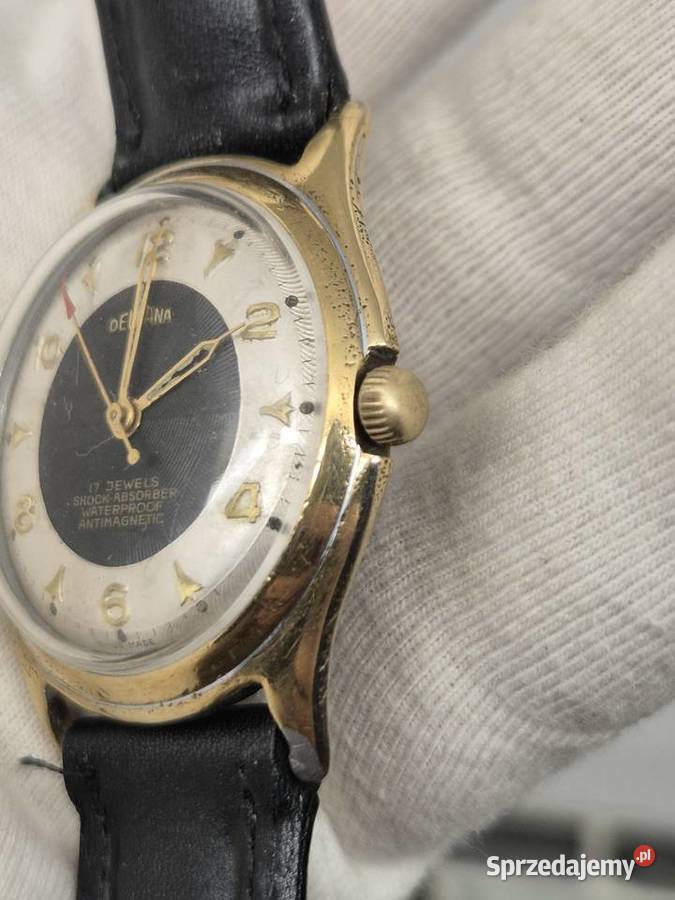 Zegarek Delbana vintage Swiss Chorzów