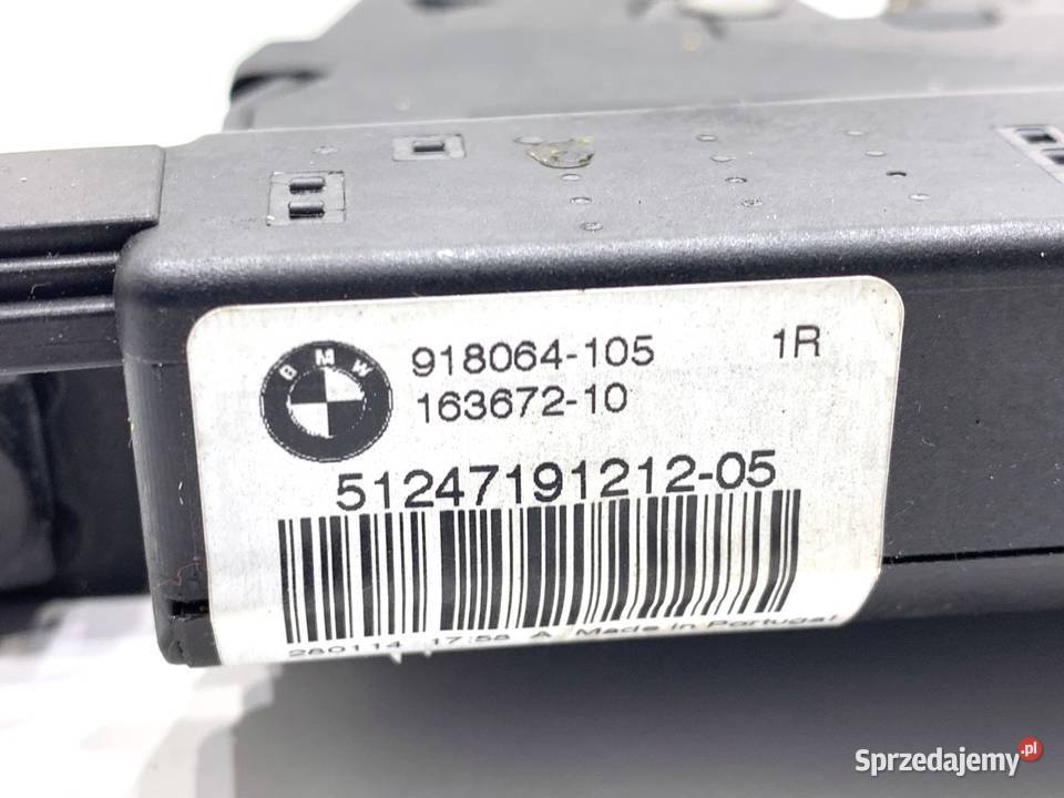 ZAMEK KLAPY TYŁ BMW F32 SportowyCoupe 918064 Części samochodowe