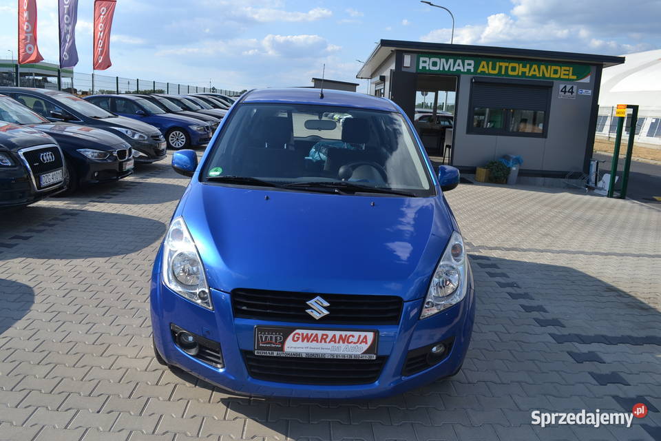 Suzuki Splash z Niemiec OPŁACONY gwarancja18 kurtyny powietrzne Splash Zgorzelec