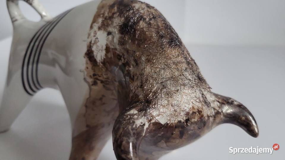 Koń Figurka Konik ceramiczny ręcznie malowany Sierakowice