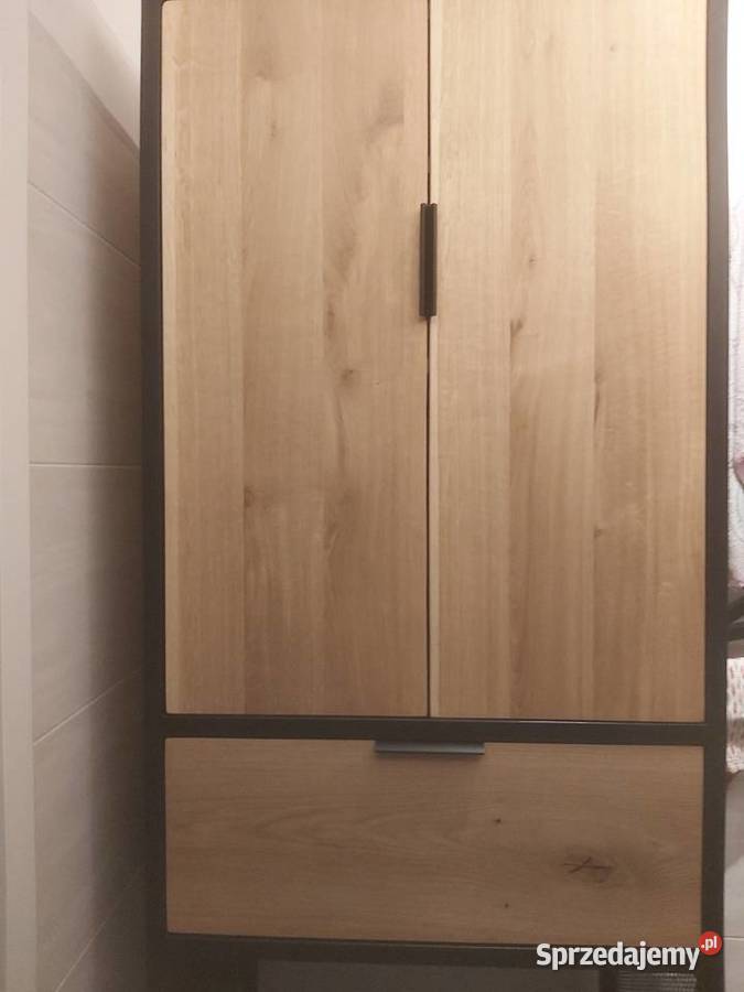 Szafka łazienkowa metalowo drewniana Poznań sprzedam