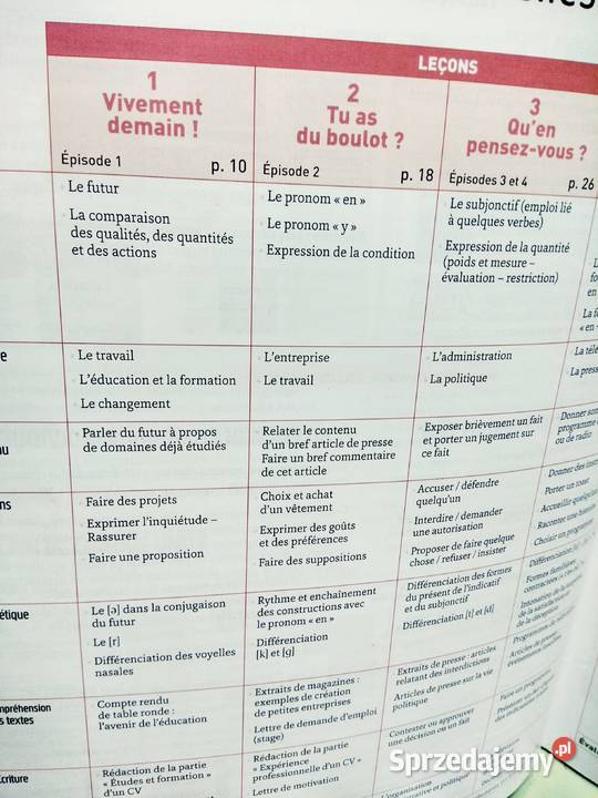 Echo a2 podręcznik francuski antykwariat szkolny Warszawa