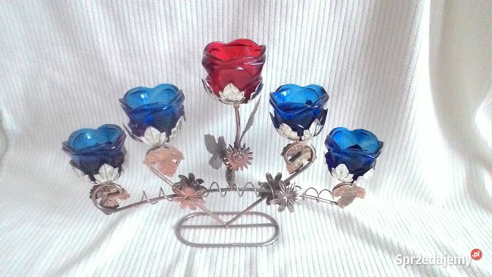 Stary Świecznik H LONG SRRL 1927 i inne Antyki Płońsk