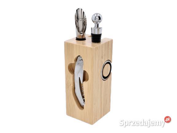 Zestaw do Wina w Formie Pudełka Drewnianego