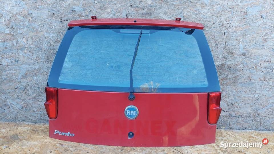TYLNA KLAPA TYŁ PUNTO II 2 LIFT CZERWONA Rudziniec