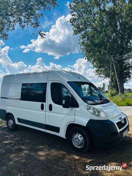 Peugeot Boxer L2H2 22 HDi 3 osobowy stan salon 120KM Peugeot Zgierz