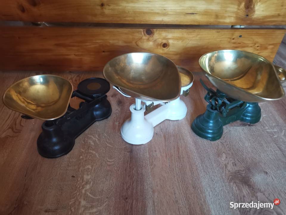 Stara Angielska waga szalkowa w stylu Art Deco Kraków sprzedam