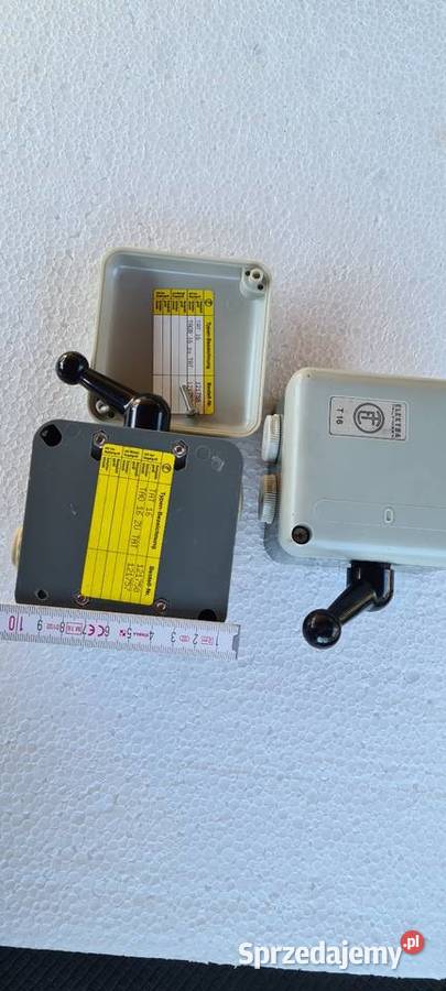 2 sztuki Wyłącznik główny z obudową 16A Wiśniowa