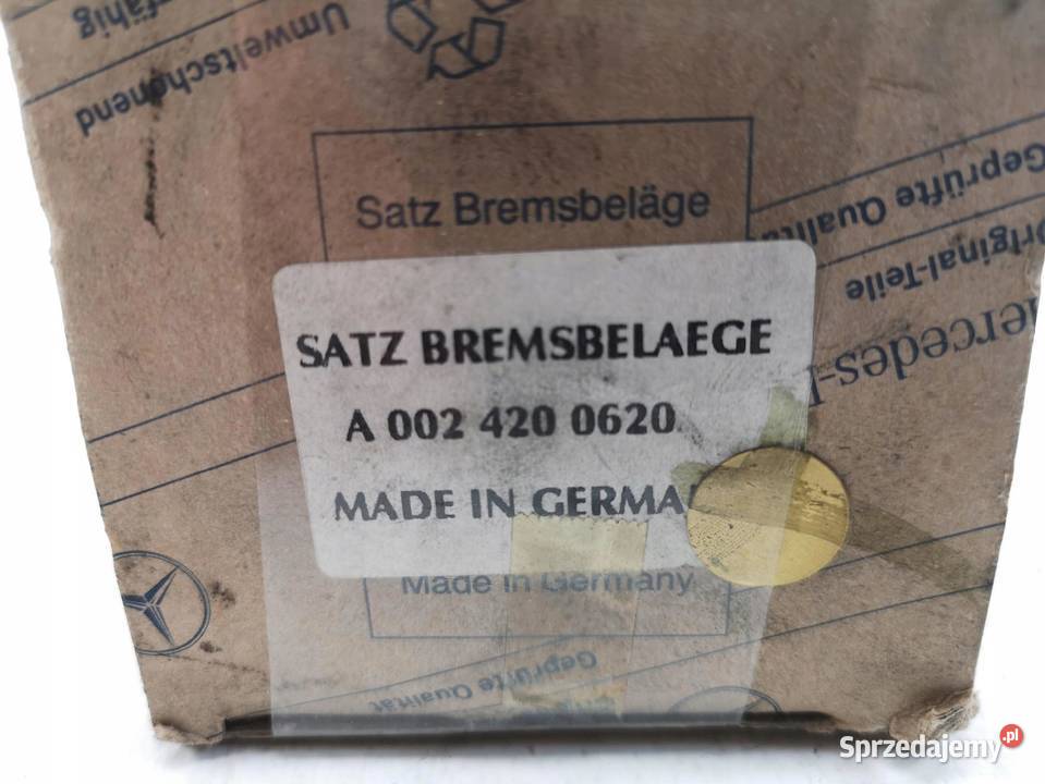 KLOCKI HAMULCOWE PRZÓD MERCEDES W123 W114 W116