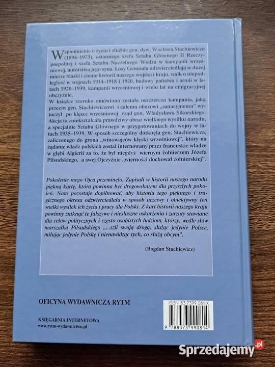Generał Wacław Stachiewicz wspomnienie BogdAN