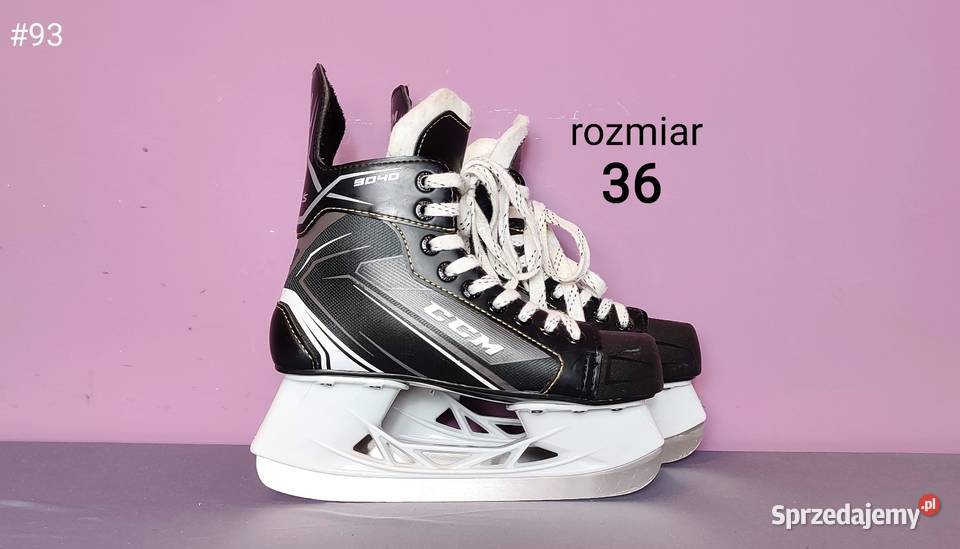 Łyżwy hokejowe CCM 9040 junior mało używane małopolskie Jasień sprzedam