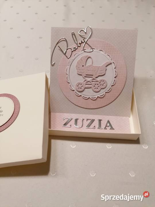 Narodziny dziecka sztalugowa w pudelku śląskie Strzebiń