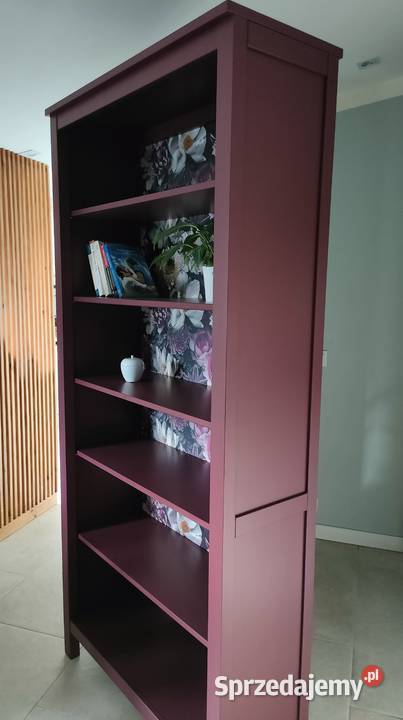 Śliczny Regał biblioteka BURGUND KWIATY Poznań sprzedam