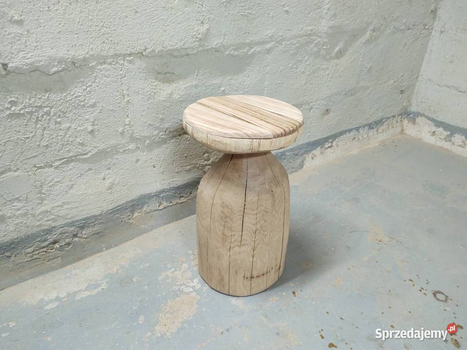 Stołek stolik dębowy Białystok