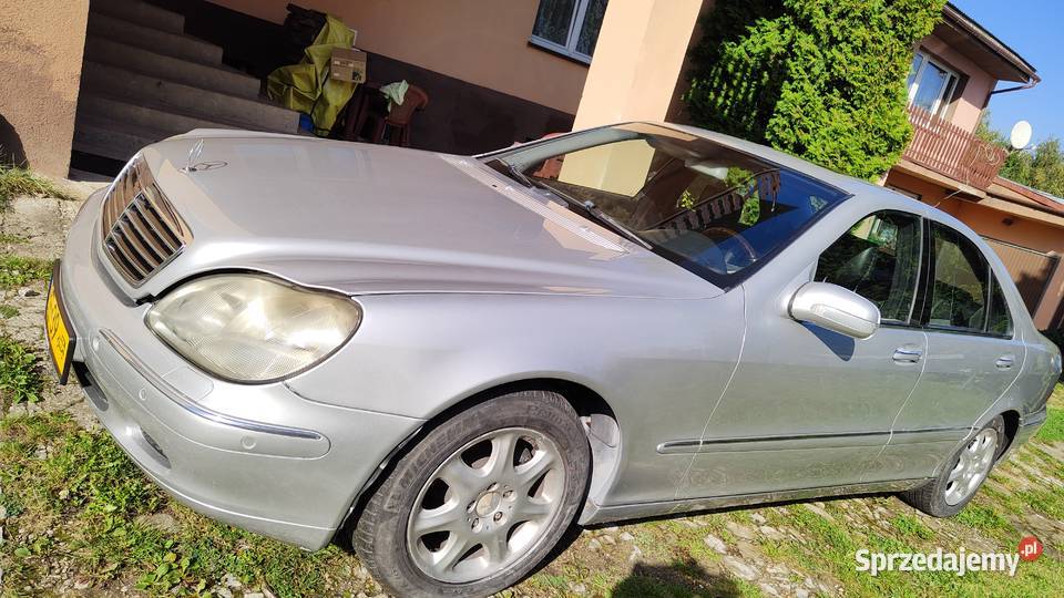Mercedes S320 W220 2001 żółte tablice Wjazd do nieuszkodzony Będzin sprzedam
