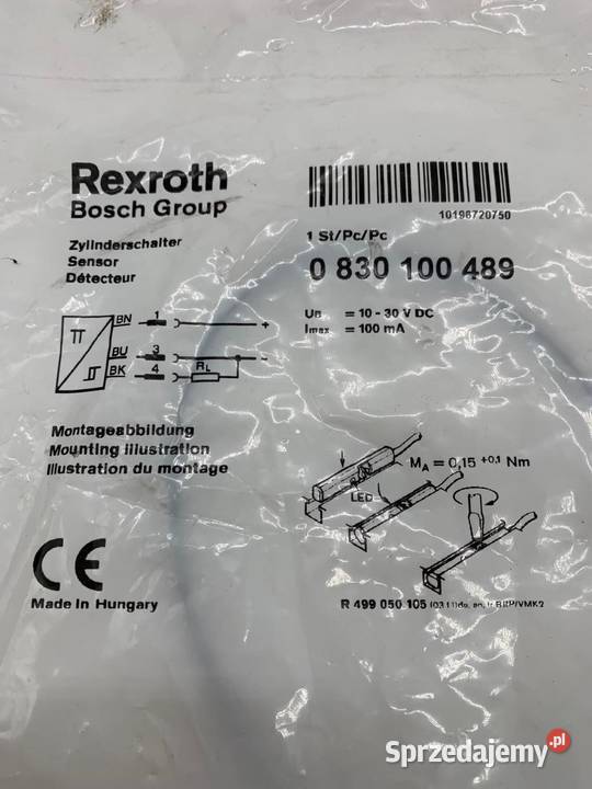 Rexroth 830100489 Czujnik zbliżeniowy Warszawa