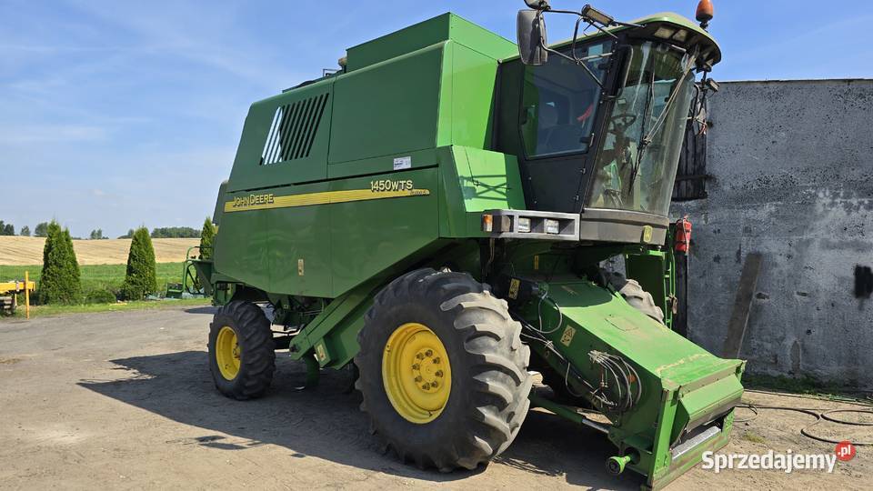Kombajn John Deere 1450 WTS 2006r 1511 mtg Czujniki strat ziarna Wąwelno