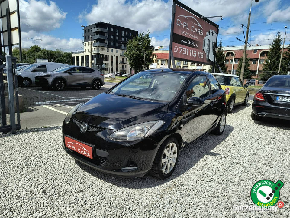 Mazda 2 ALU klimatyzacja zadbany GWARANCJA czarny Bydgoszcz