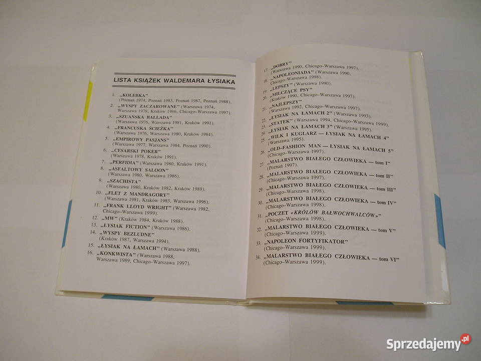 STULECIE KŁAMCÓW WALDEMAR ŁYSIAK 2000 twarda Łódź