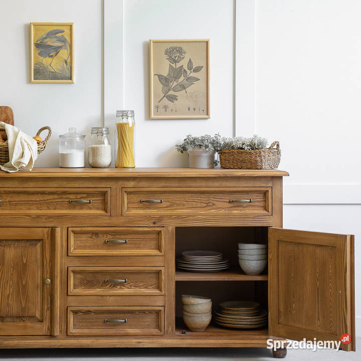 Komoda w stylu vintage retro z litego drewna 89cm Pozostałe małopolskie Maków Podhalański