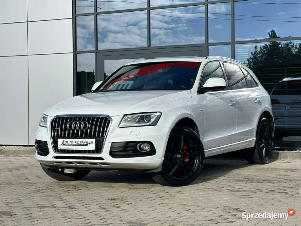 Audi Q5 SLine Półskóra Xenon Navi Grzane fotele światła do jazdy dziennej Q5 Kąty Opolskie