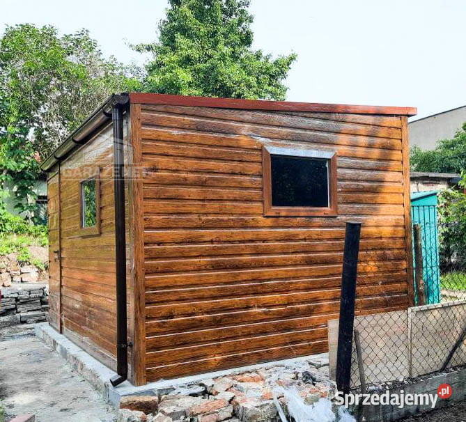SCHOWEK DOMEK OGRODOWY 4m x 3m SPAD W PRAWO Domki narzędziowe Łapanów