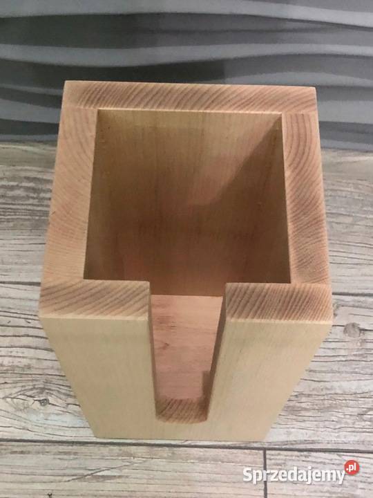 Zasobnik drewniany na papier toaletowy KOLORY wielokolorowy Dębica sprzedam