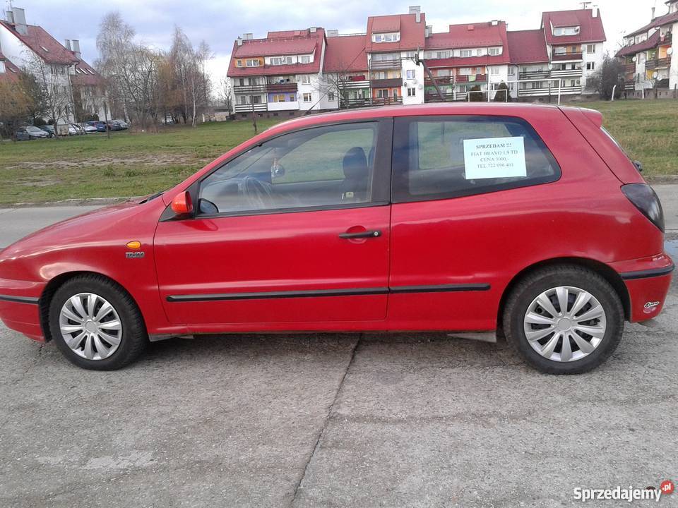 Sprzedam FIAT BRAVO 19 TD czerwony Goczałków
