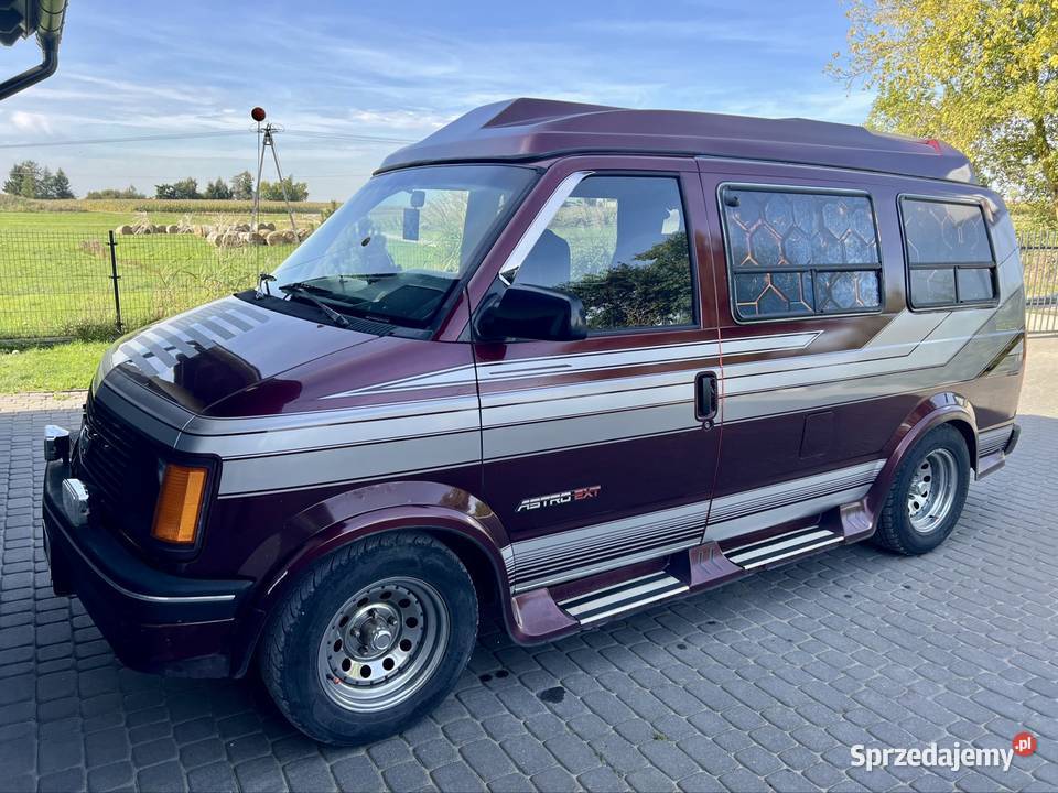 Chevrolet astro 43 gaz salonka elektrycznie ustawiane fotele Rolbik