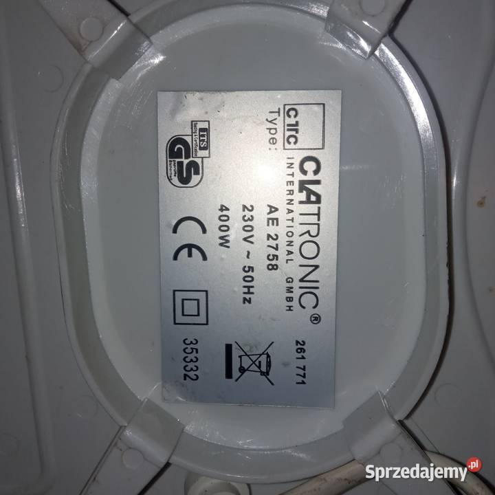 Sokowirówka CLATRONIC AE2758 Warszawa sprzedam