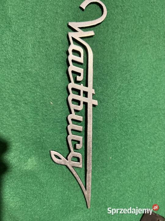 Emblemat Wartburg aluminiowy Akcesoria samochodowe