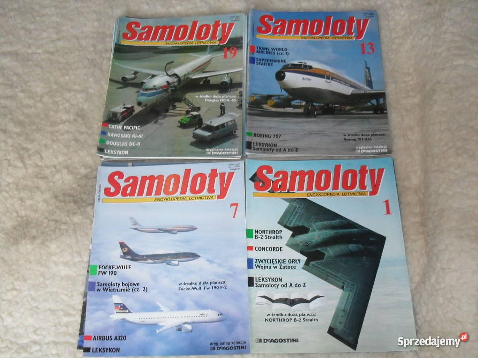 Samoloty Encyklopedia Lotnictwa DeAgostini mazowieckie Warszawa sprzedam