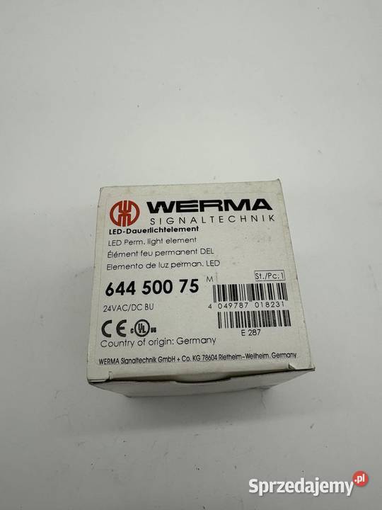 Werma 644 500 75 Niebieska Warszawa sprzedam