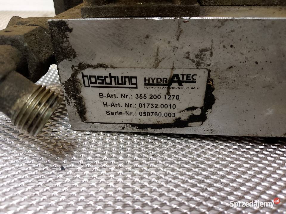 BOSCHUNG HYDRATEC 017320010 3552001270 Układ hydrauliczny Turek