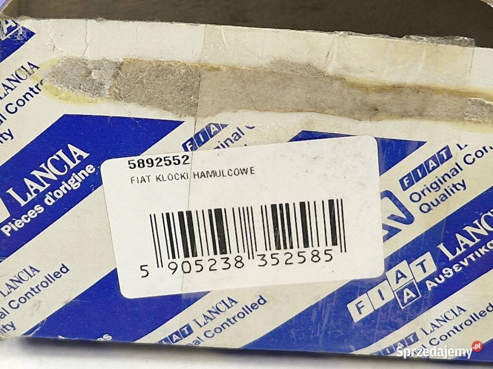 KLOCKI HAMULCOWE PRZÓD LANCIA Y10 19851996 osobowe