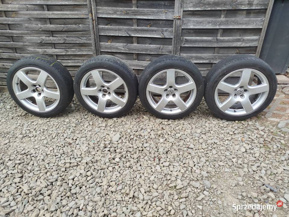 Koła alufelgi 17 5 x100 z oponami letnimi Limanowa