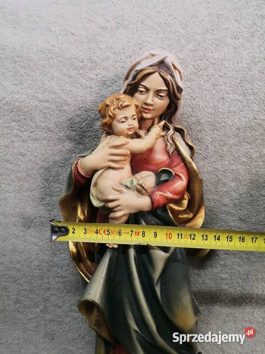 MADONNA RZEZBA MatkiBoskiej z dzieciątkiem XX Antyki Wrocław