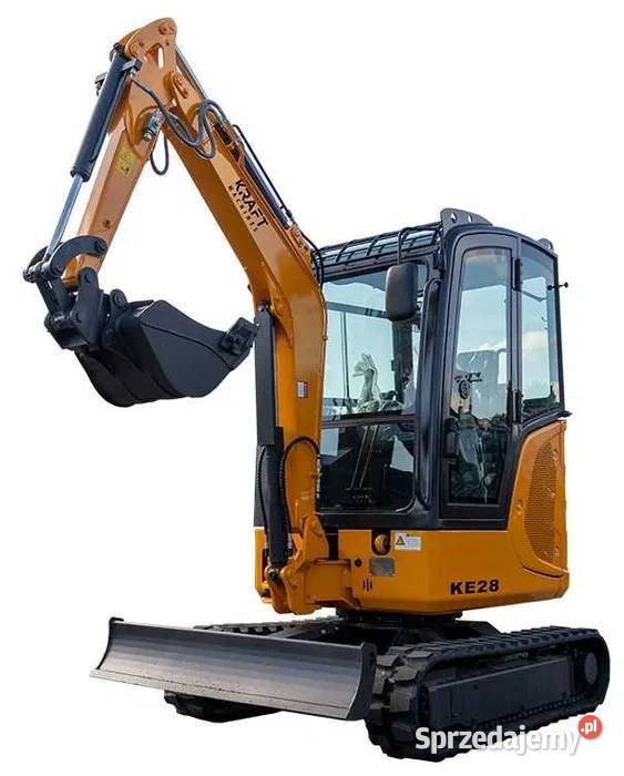 Minikoparka KRAFT KE28 2700 3 łyżki Yanmar nieuszkodzony