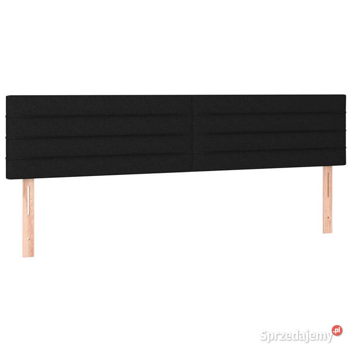 Zagłówek do łóżka z LED czarny 180x5x7888 mazowieckie Warszawa